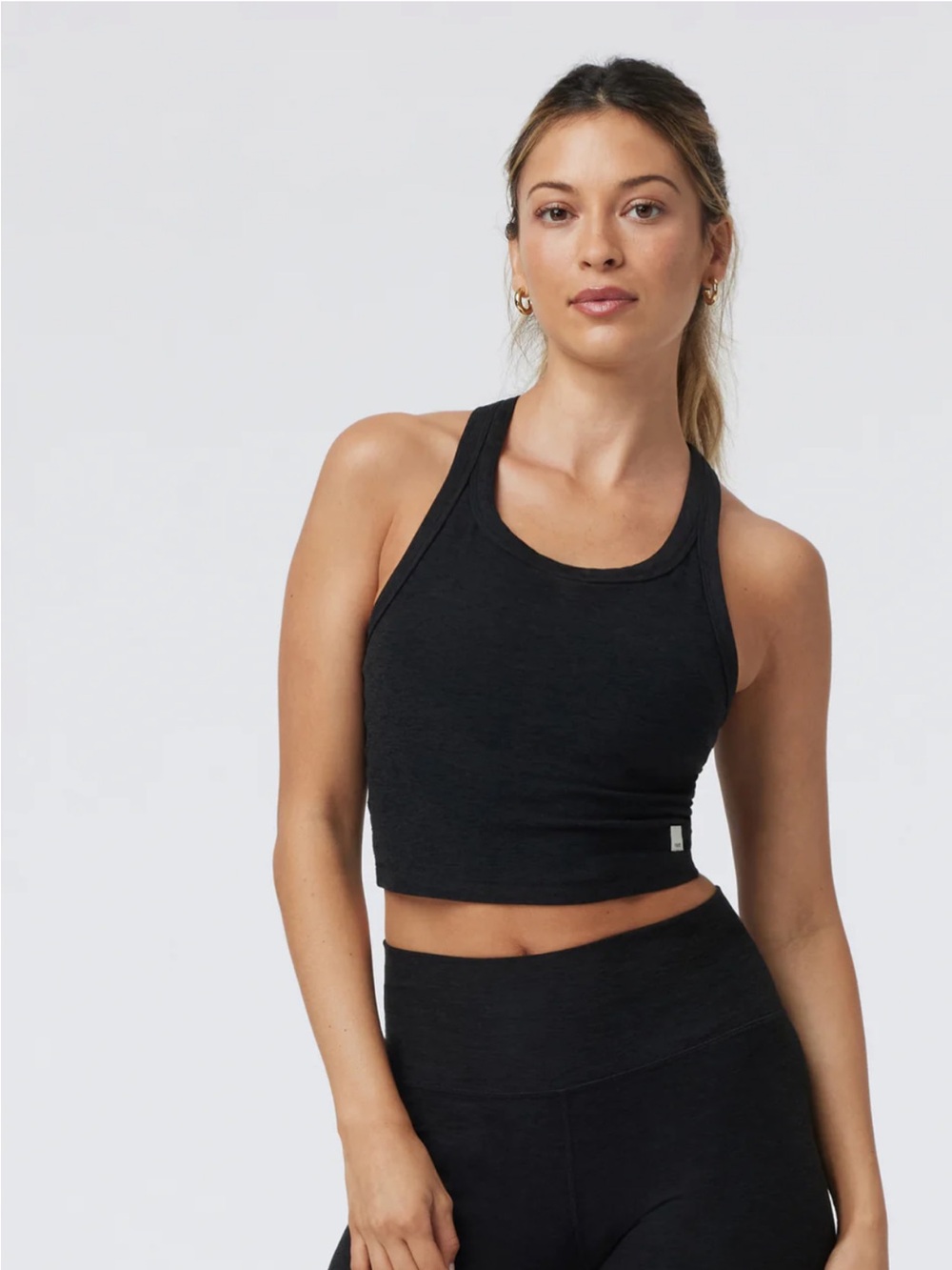 Vuori Black Clean Elevation Tank
